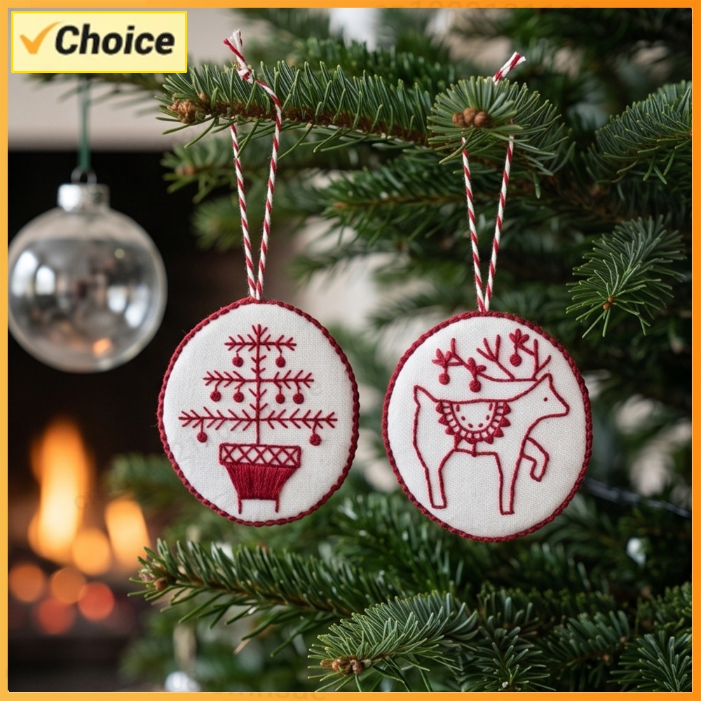 Embroidery Xmas Kits - Christmas Embroidery Kit with Toolkit Embroidered