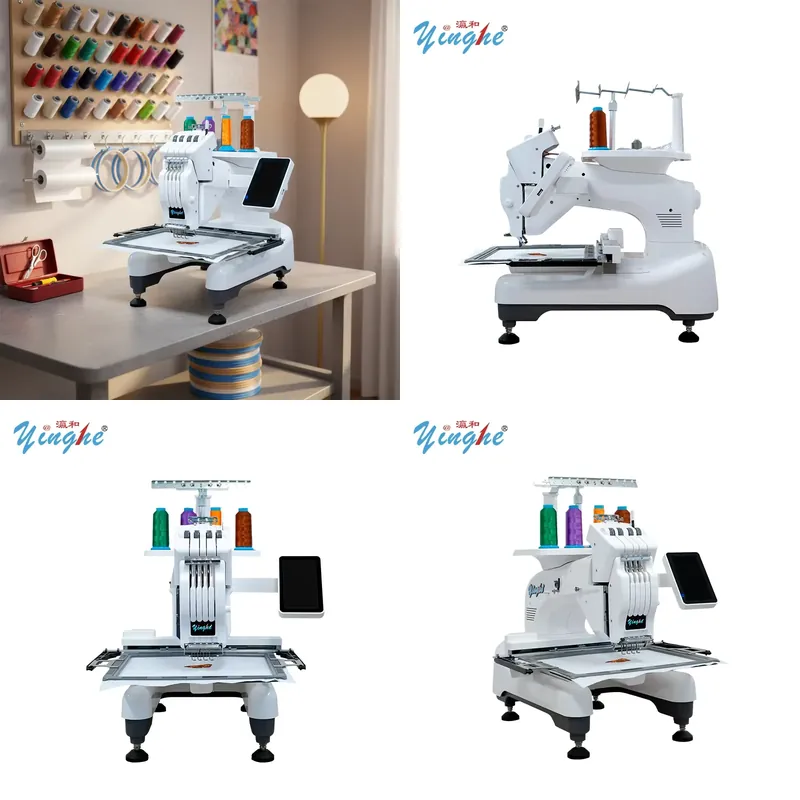 Embroidery Machine - YINGHE 36*26cm 4 Needles Home Use