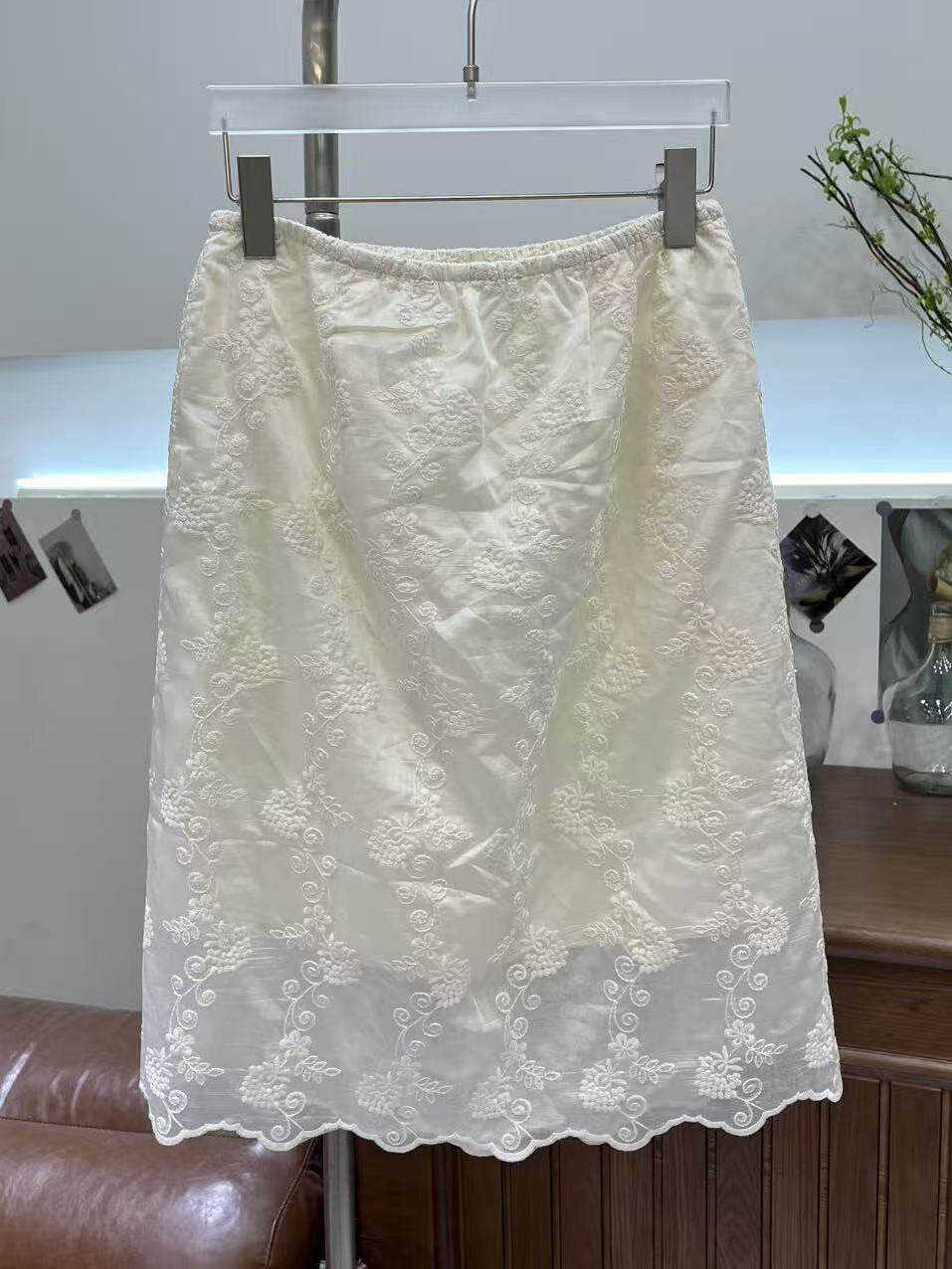 Korean Style plus Size Embroid - Embroidery Skirt review and price