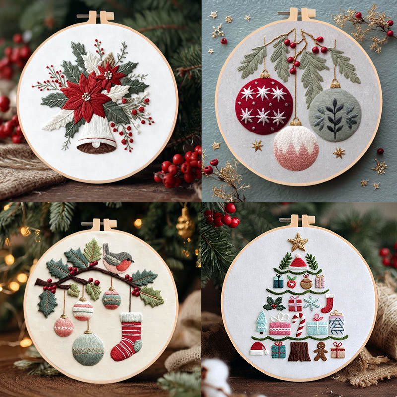 DIY Embroidery Christmas Tree  - Embroidery A review and price