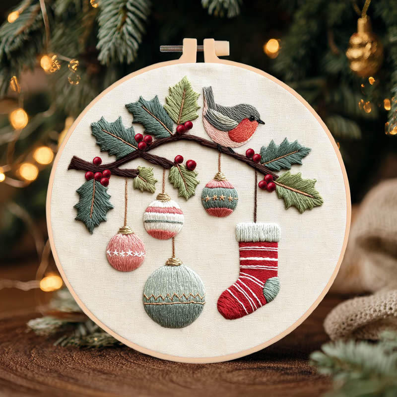 DIY Embroidery Christmas Tree  - Embroidery A review and price