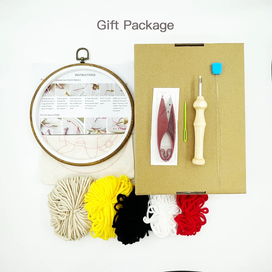Xmas Punch Needle Embroidery K - Embroidery Xmas Kits review and price