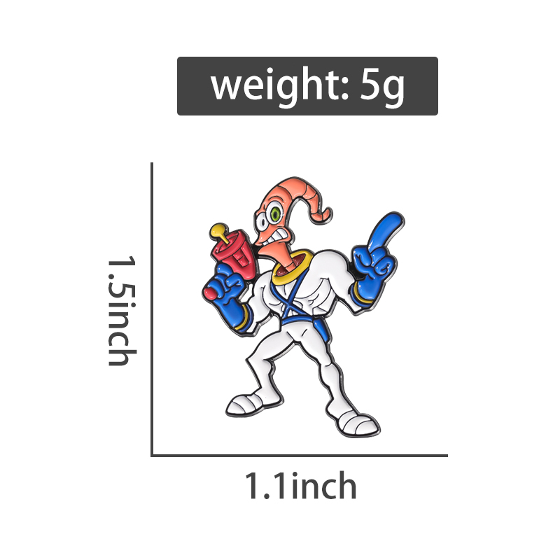 Earthworm Warrior Figure Ename - Embroidery House review and price