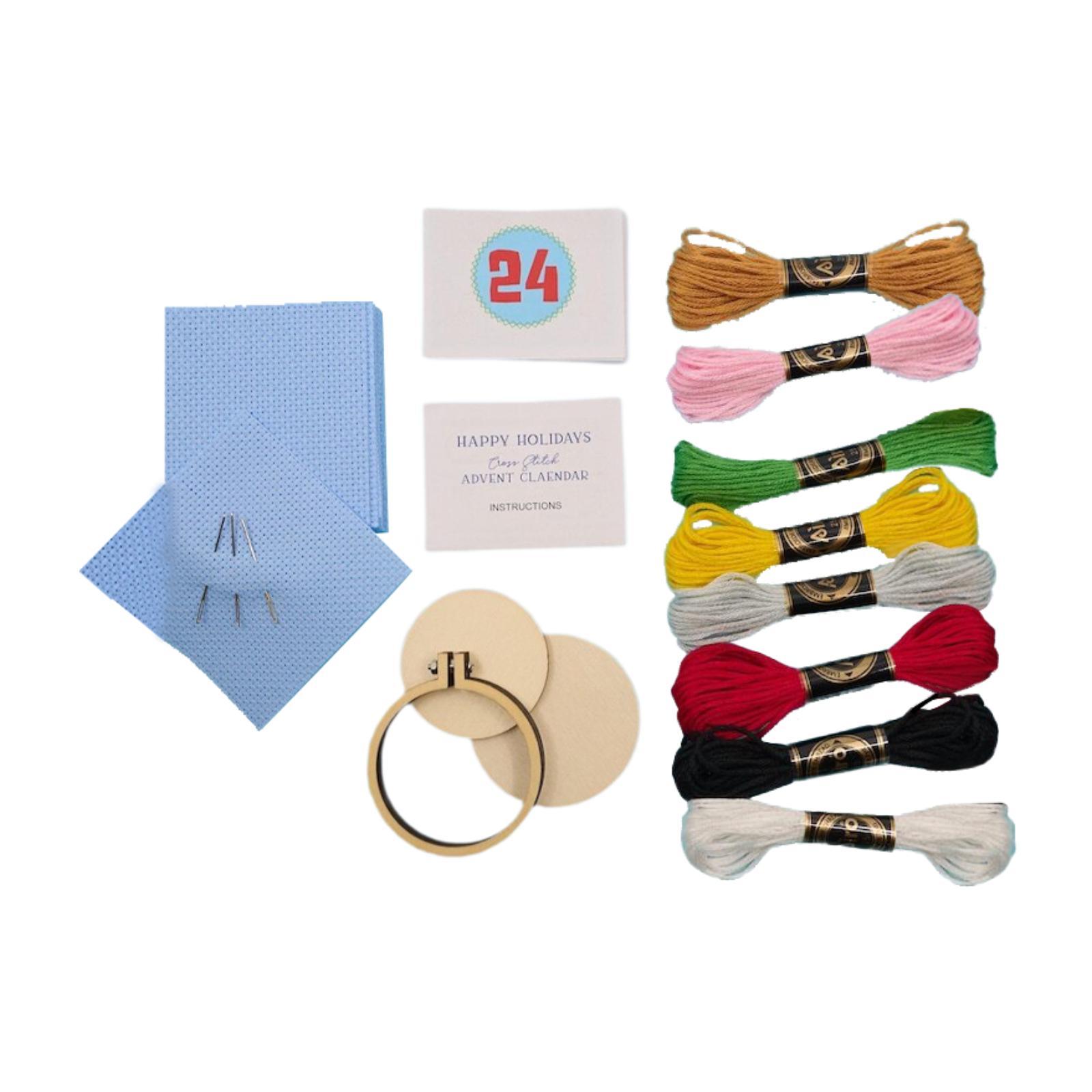 Christmas Advent Calendar,Xmas - Embroidery Xmas Kits review and price