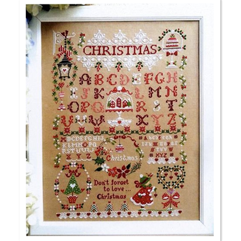 Christmas girl cross stitch ki - Embroidery Xmas Kits review and price