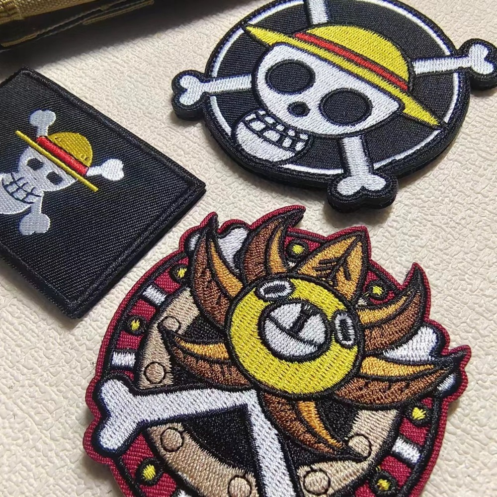 One Piece Badg Cartoon sleeve  - Embroidery Patch review and price