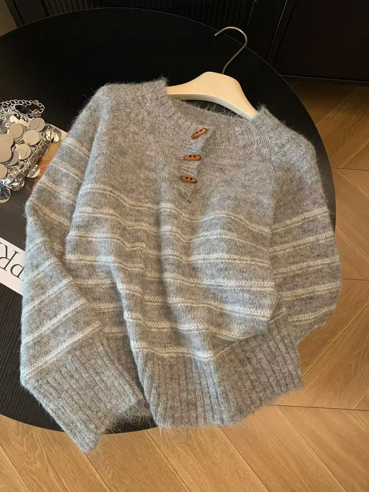 Autumn Winter Women's Striped  - Embroidery A review and price