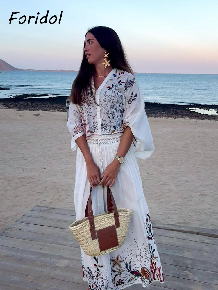 Foridol Marine Organism Embroi - Embroidery Skirt review and price