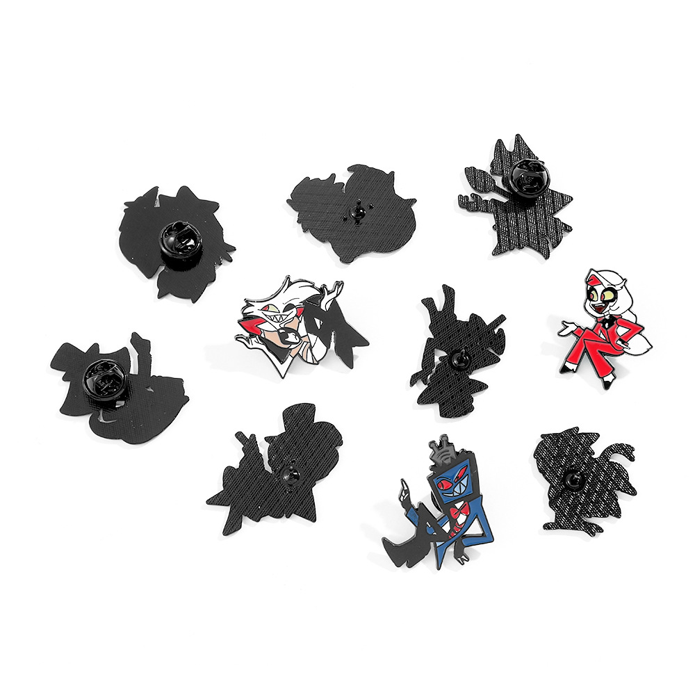 Hazbin Hotel Enamel Pin Brooch - Embroidery Textile review and price