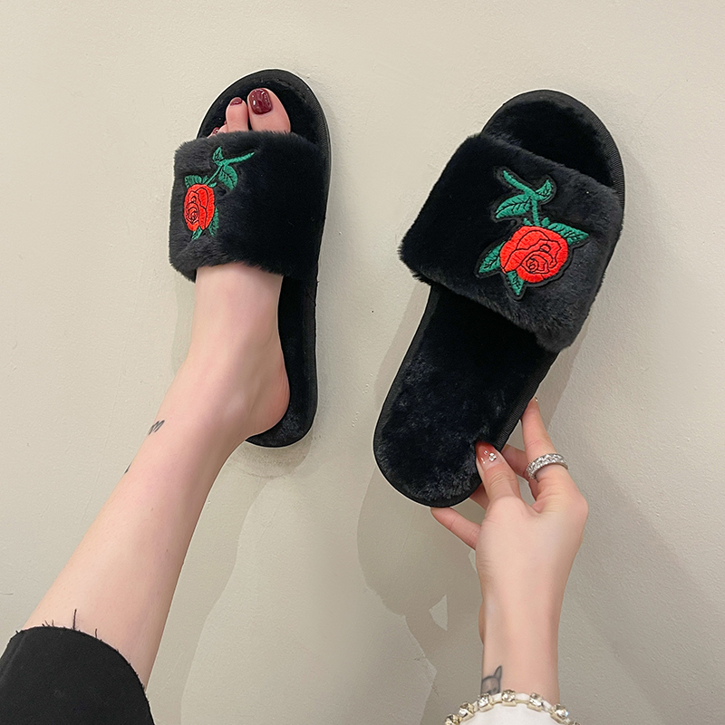 Women Autumn Winter Rose Flowe - Embroidery House review and price