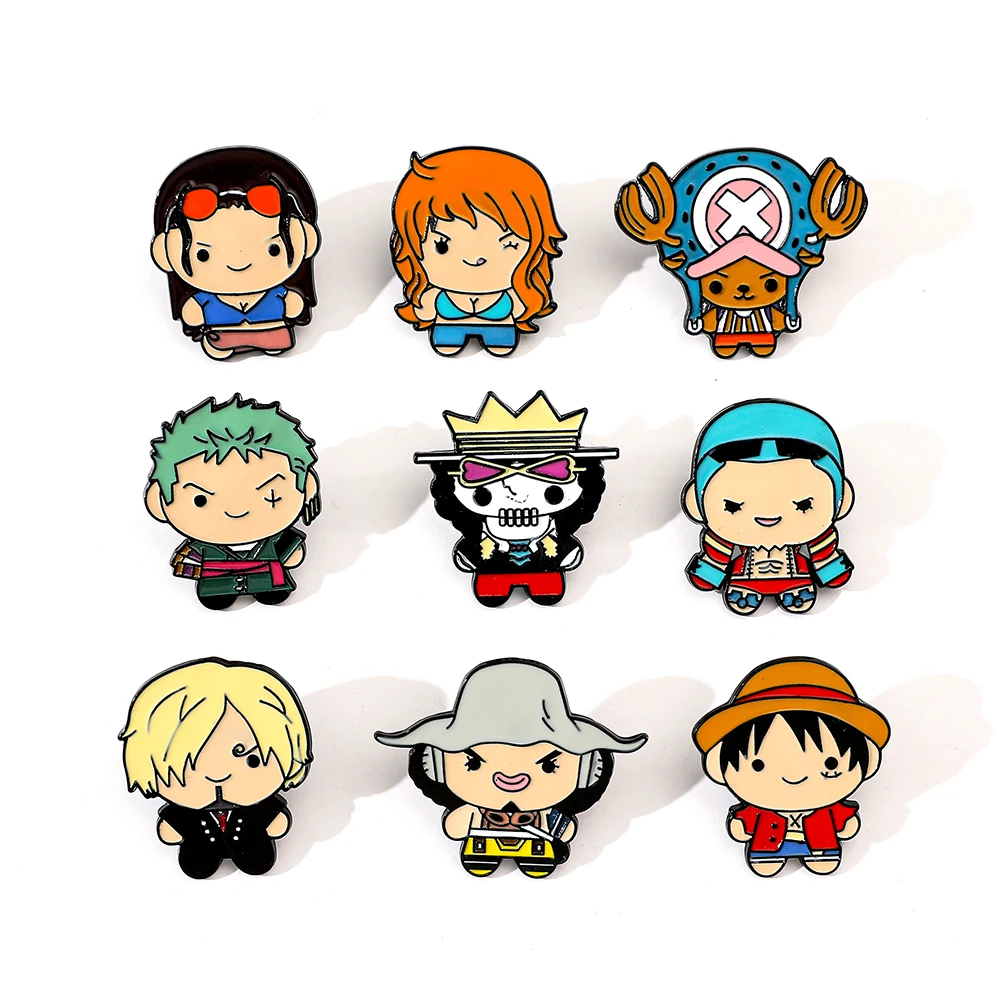 9 Pcs Creative Cartoon Brooch  - Embroidery Textile review and price
