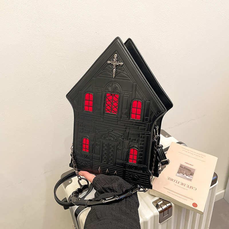 House Cartoon Crossbody Bag fo - Embroidery House review and price