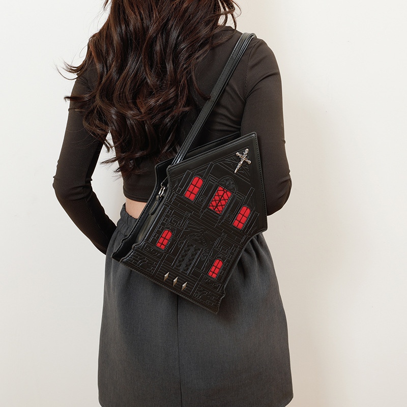 House Cartoon Crossbody Bag fo - Embroidery House review and price