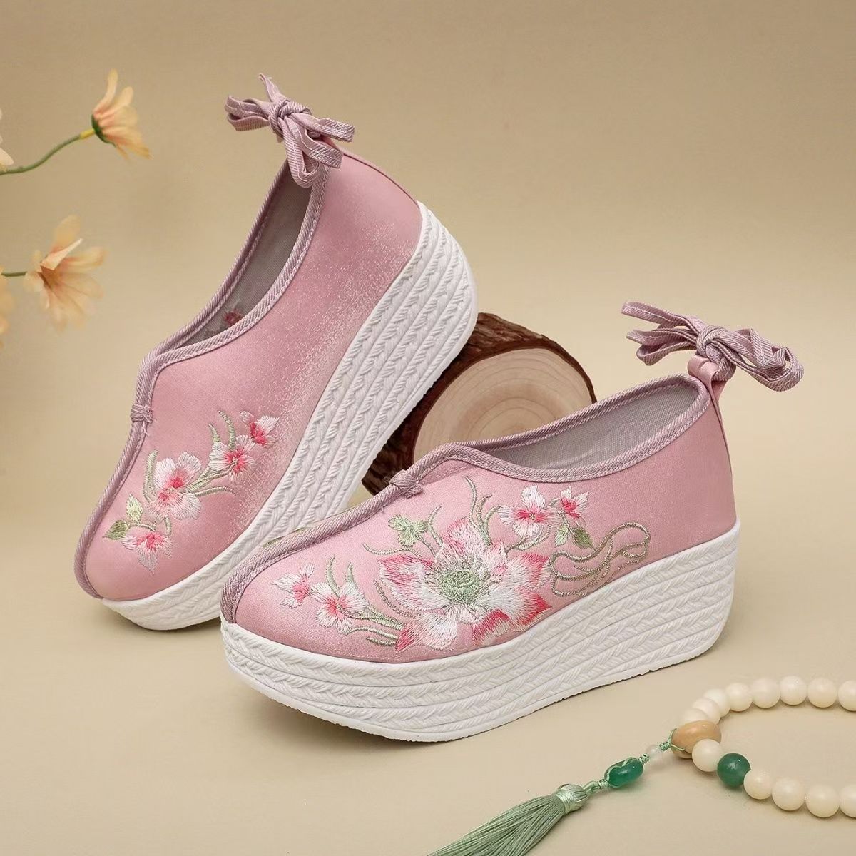 Woman Ethnic Style Wedges Embr - Embroidery Skirt review and price