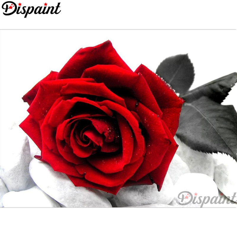 Dispaint Full Square/Round Dri - Embroidery Rose Stitch review and price