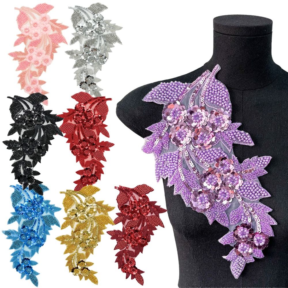 Fashion 3D Sequin Flower Patch - Embroidery Patch review and price