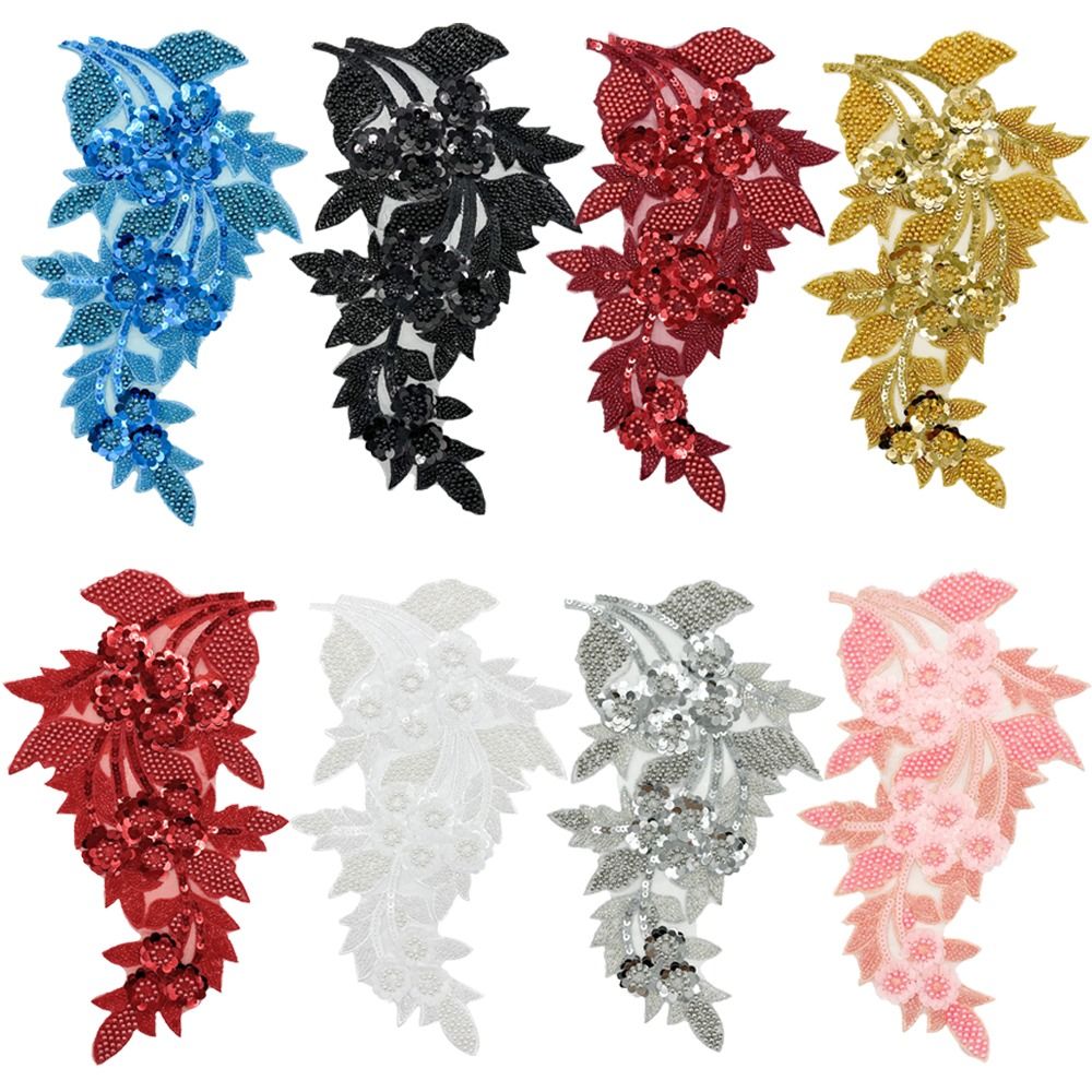 Fashion 3D Sequin Flower Patch - Embroidery Patch review and price