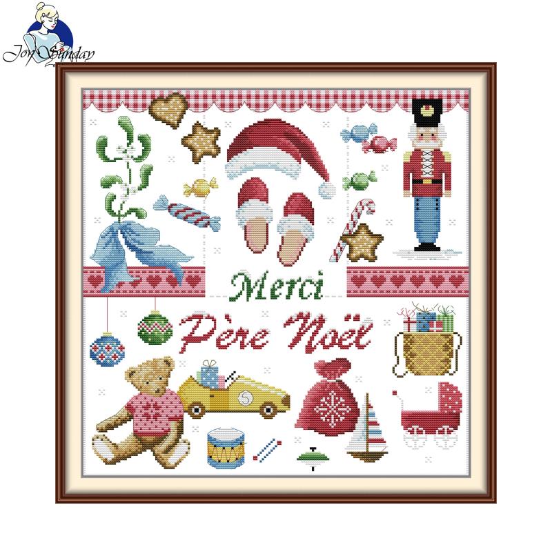 Cross Stitch Kit Thank You San - Embroidery Xmas Kits review and price