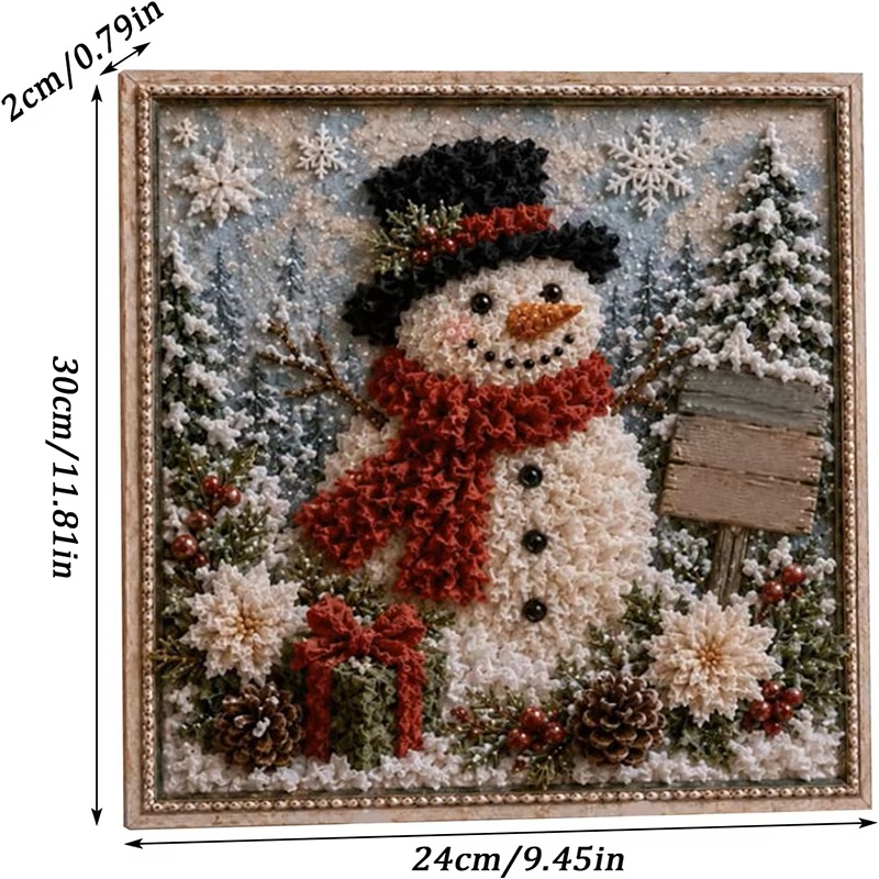 Christmas 3D Fabric Poke Art K - Embroidery Xmas Kits review and price