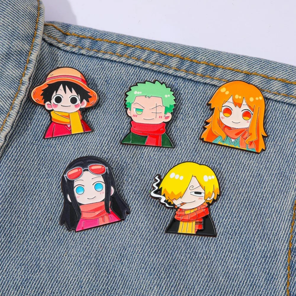 5 Pcs Cute Anime Cartoon Brooc - Embroidery Reddit review and price