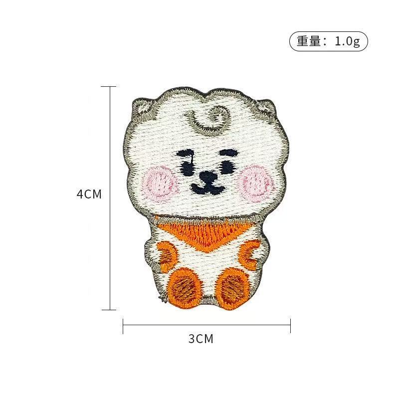 BT21 cartoon cute embroidered  - Embroidery Patch review and price