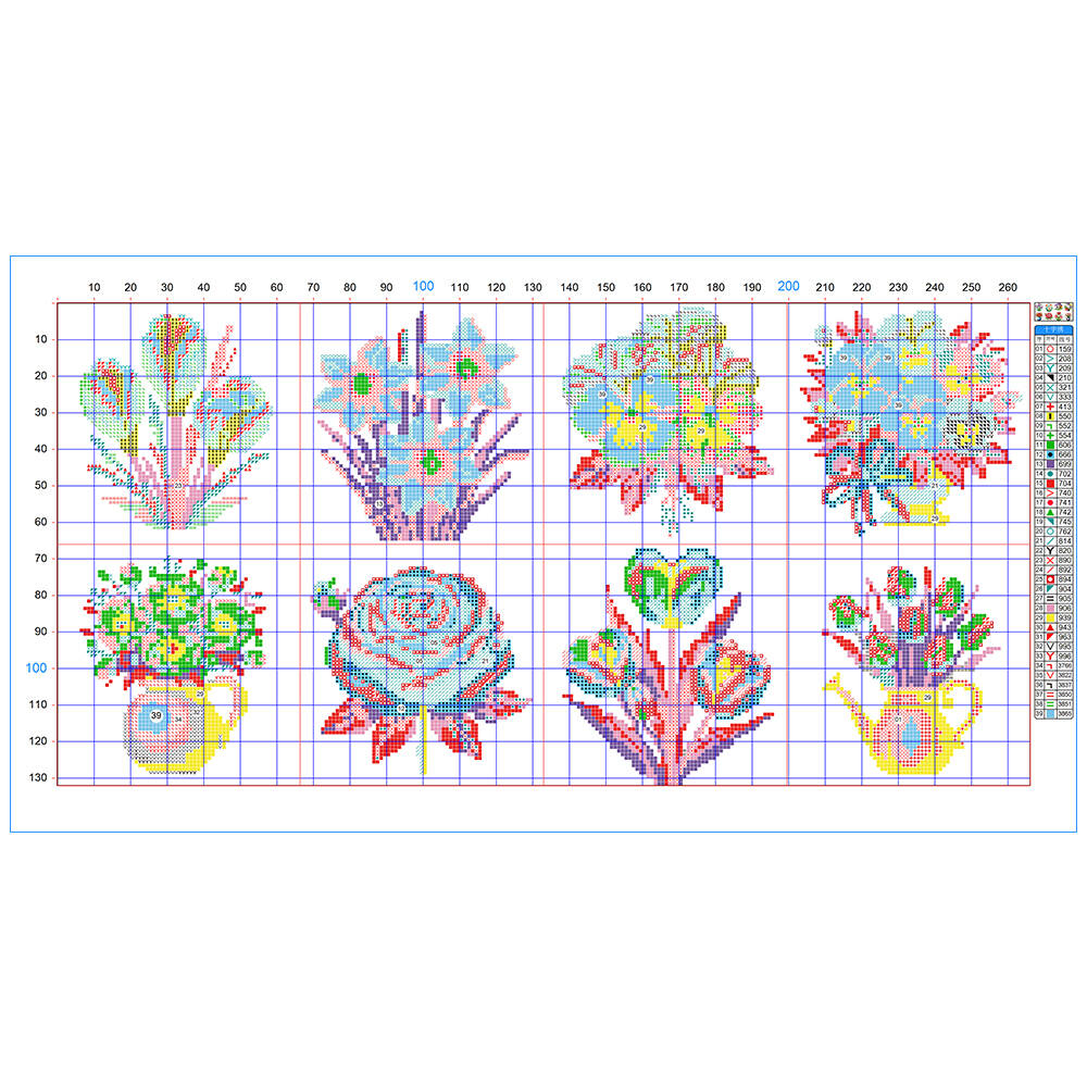 Evershine 8pcs Mini Flower Cro - Embroidery Rose Stitch review and price