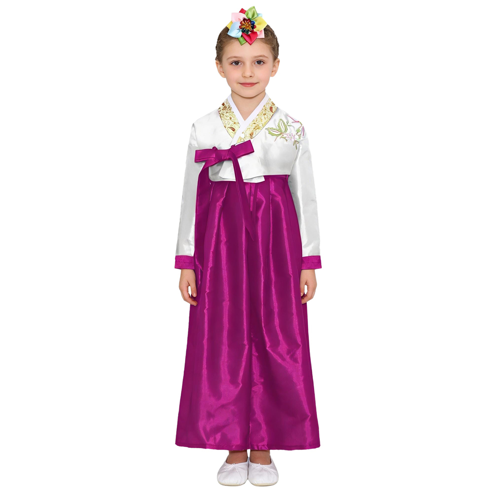 Kids Girls Korean National Han - Embroidery Skirt review and price