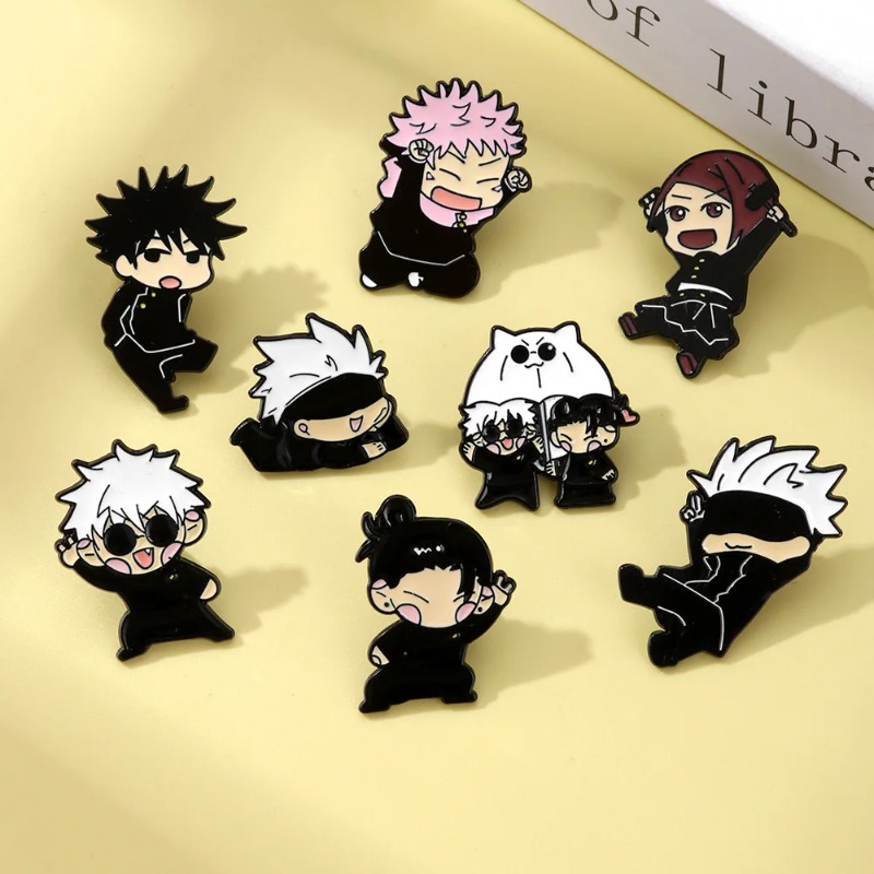 8pcs Anime Itadori Yuji Enamel - Embroidery Reddit review and price