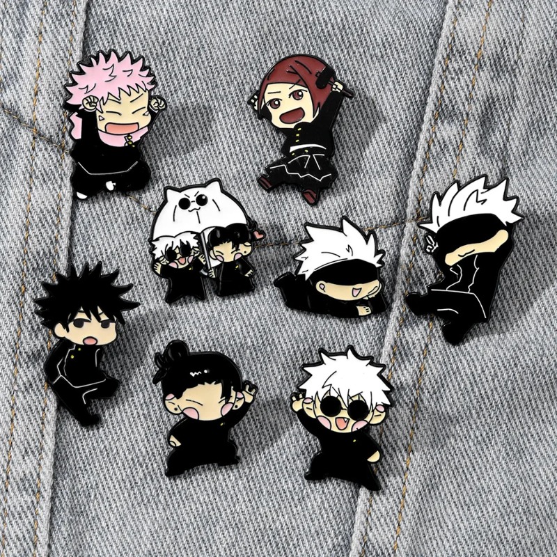8pcs Anime Itadori Yuji Enamel - Embroidery Reddit review and price