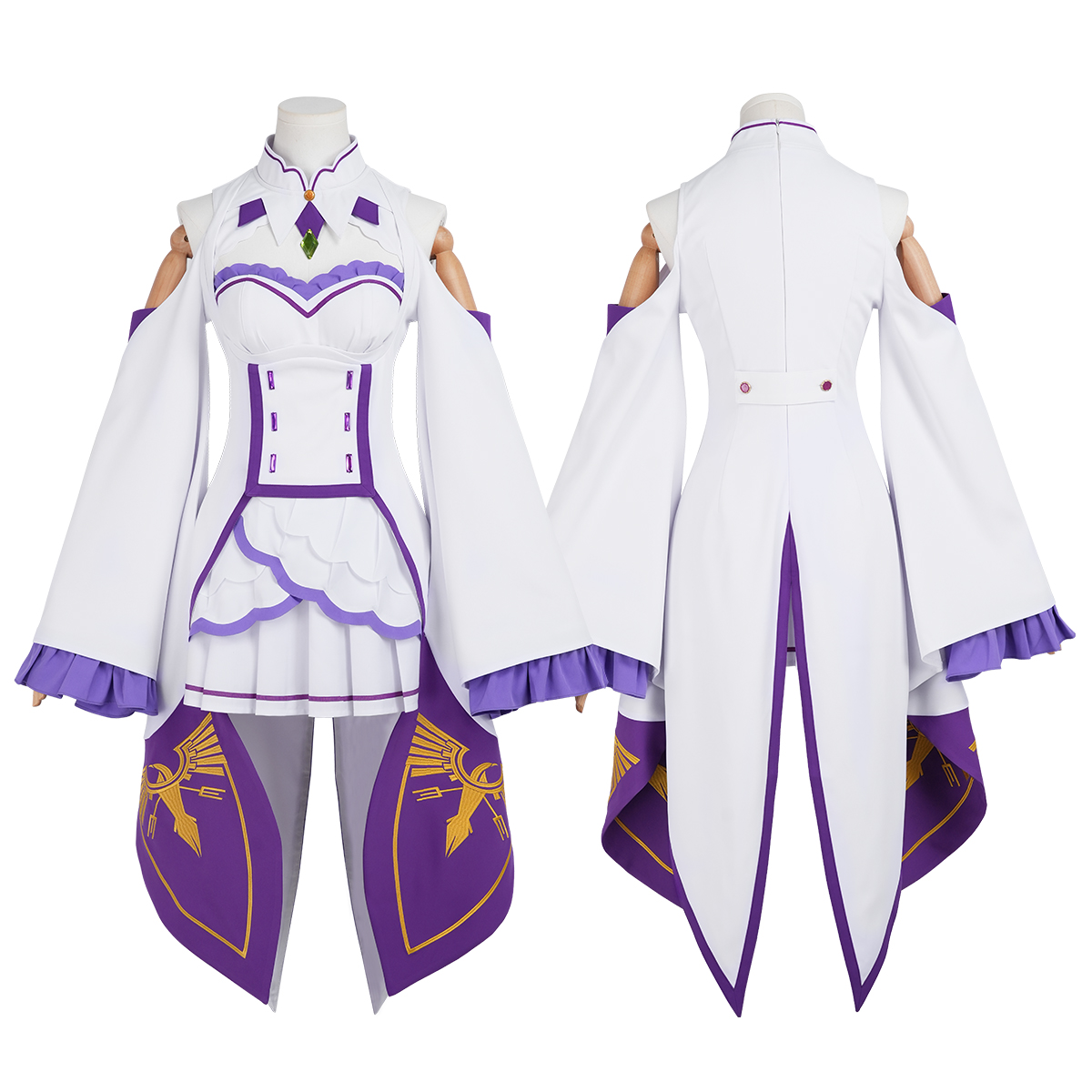HOLOUN Zero Anime Emilia Cospl - Embroidery Skirt review and price