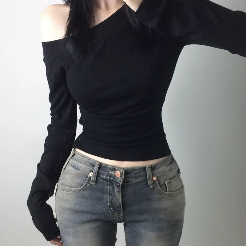 Y2K Vintage Pleated Button T-S - Embroidery A review and price