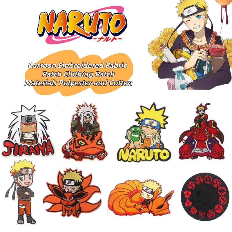 Naruto Japanese-style cartoon  - Embroidery Patch review and price