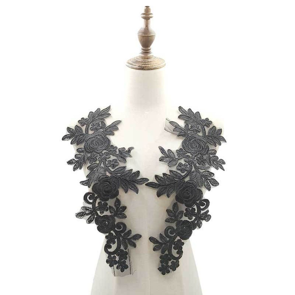 1Pair Polyester Fiber Embroide - Embroidery Patch review and price