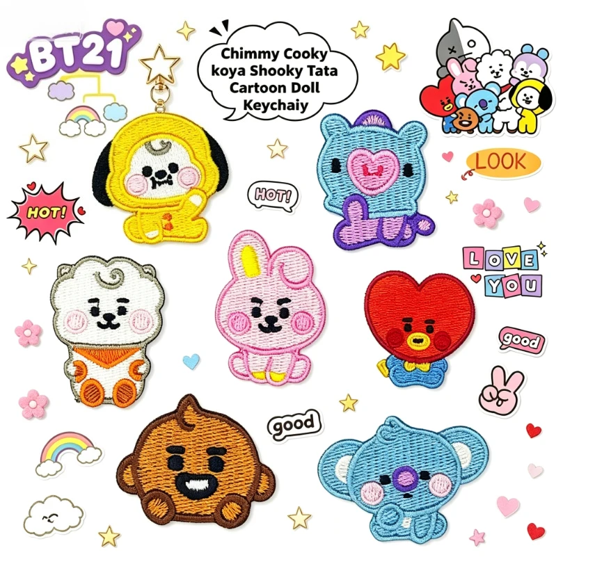 LINE FRIENDS BT21 All Characte - Embroidery Patch review and price