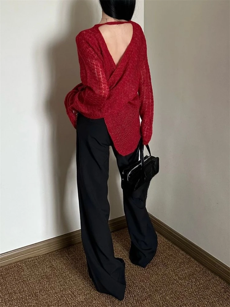 Y2K See-Through Knitted Women' - Embroidery A review and price
